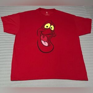 Disney The Little Mermaid Sebastian Face T-Shirt 2XL XXL Pre Owned